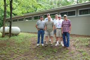 “Harrell’s Chapel Layman’s League puts new windows in boy’s dorm”.